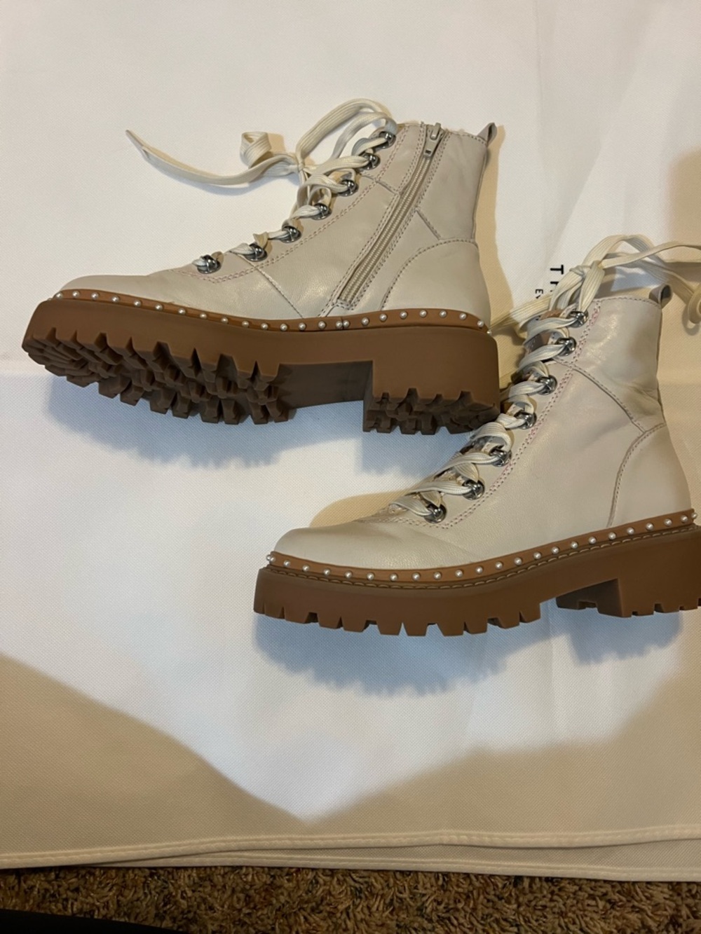 Steve Madden Rainier Boot in Bone Multi - Picture 4 of 8
